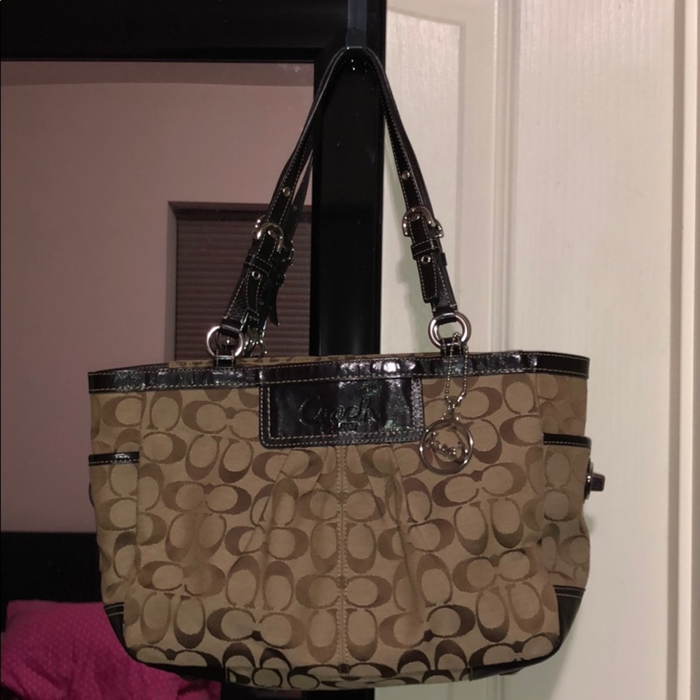 Coach signature Jaquar tote bag